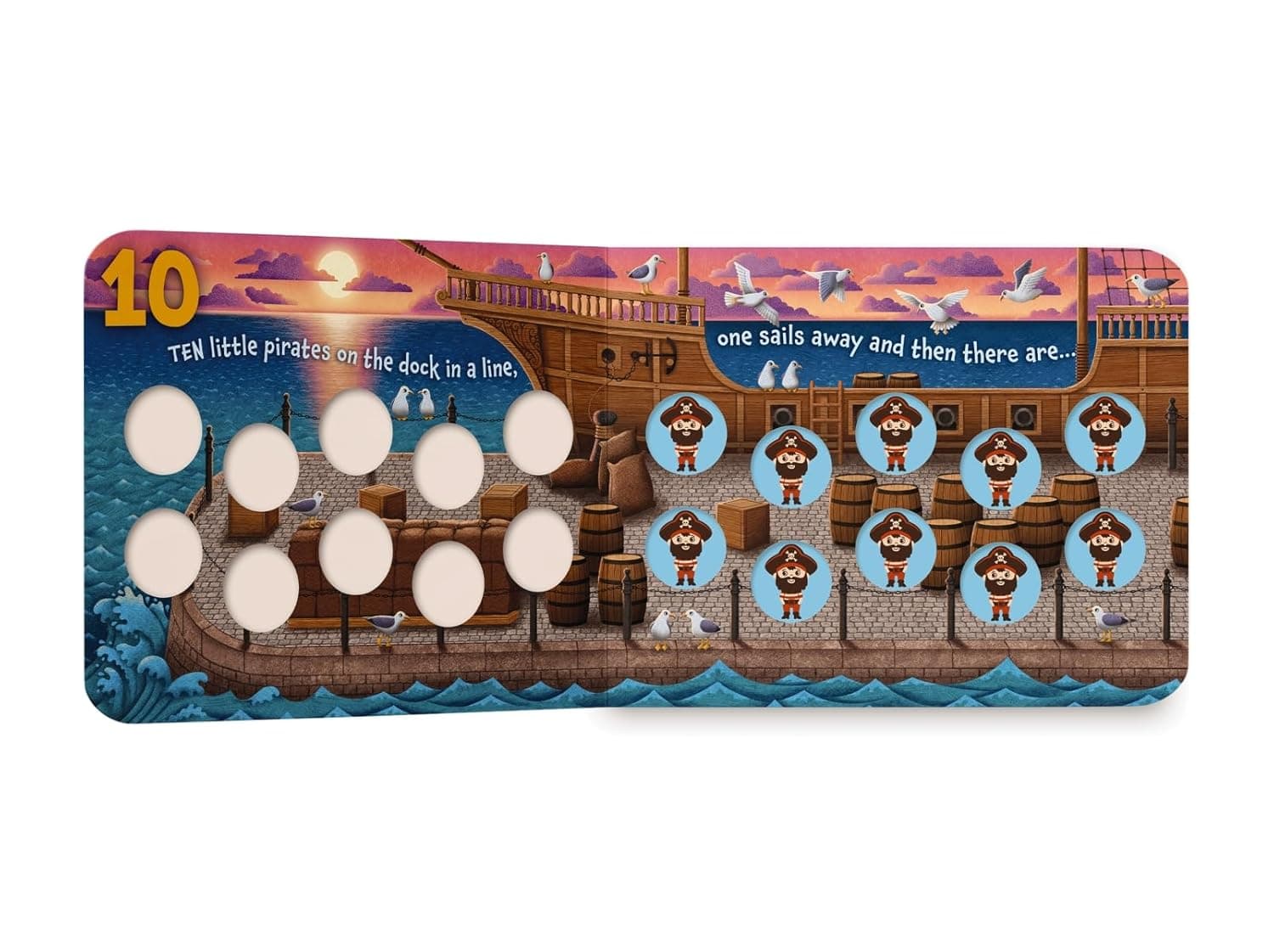 Ten Little Pirates: A Counting Storybook image 3