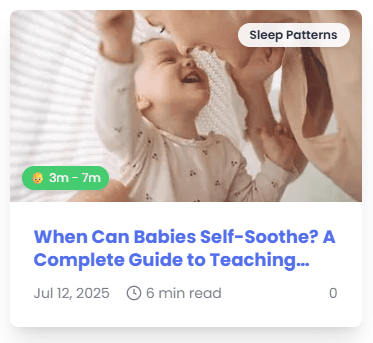 Related blog posts for baby development