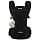 Bebamour Baby Carrier Newborn to Toddler Baby Carrier Hipseat 0-36Months with Head Hood, 3 PCS Teething Pads, Waist Extender, Black image 1