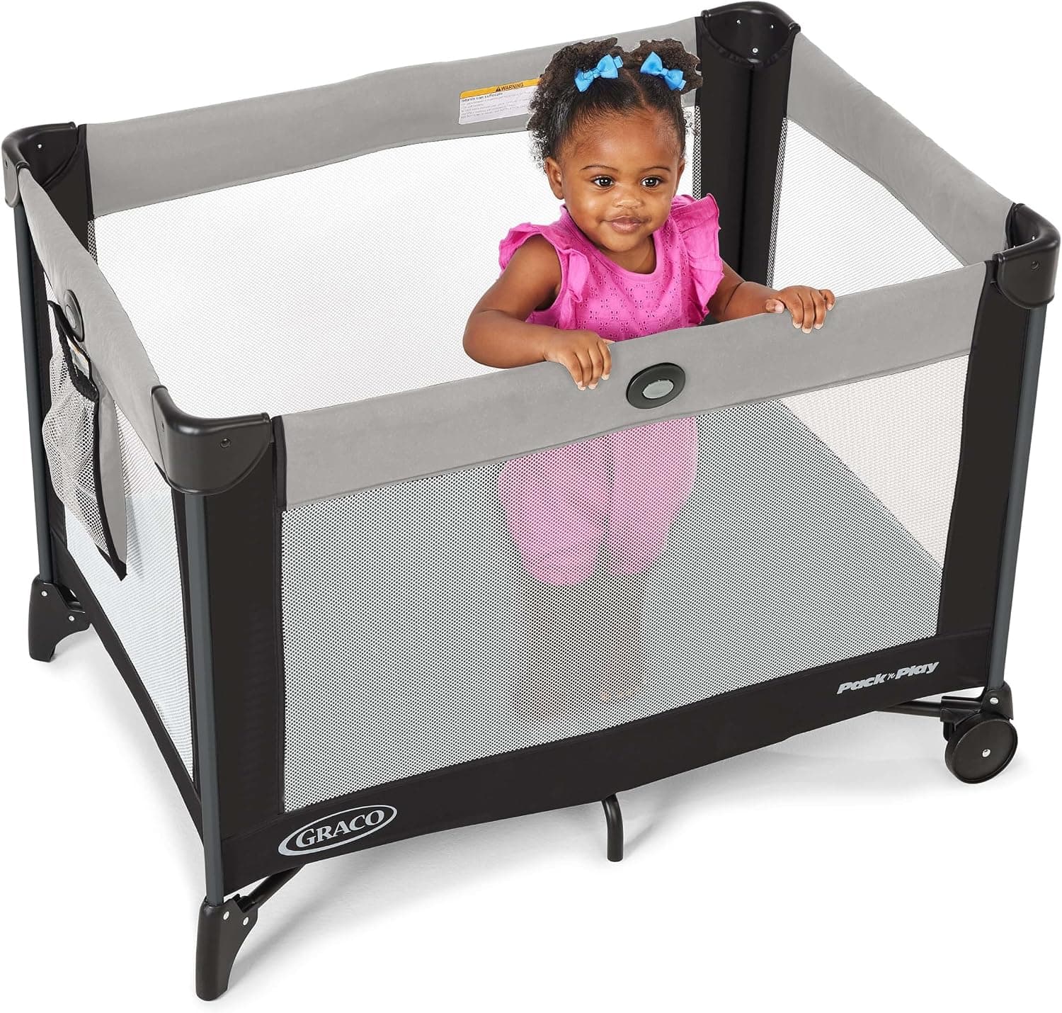 Graco Pack 'n Play Playard, Foldable Baby Playpen, Oakley image 1